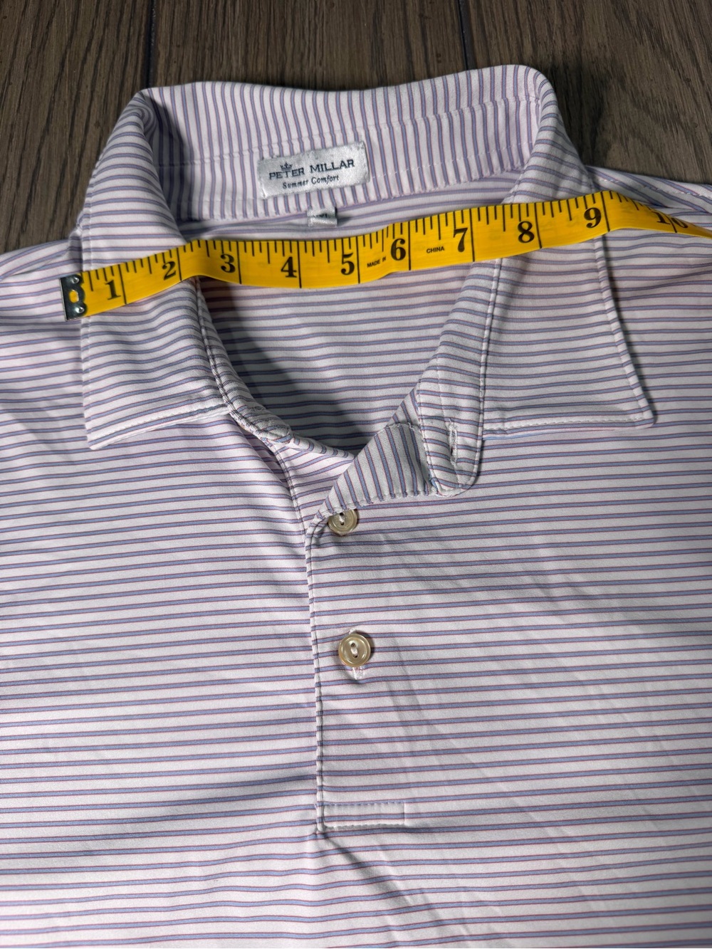 Peter Millar Summer Comfort Polo Mens XXL Stripe Short Sleeve Performance EGA